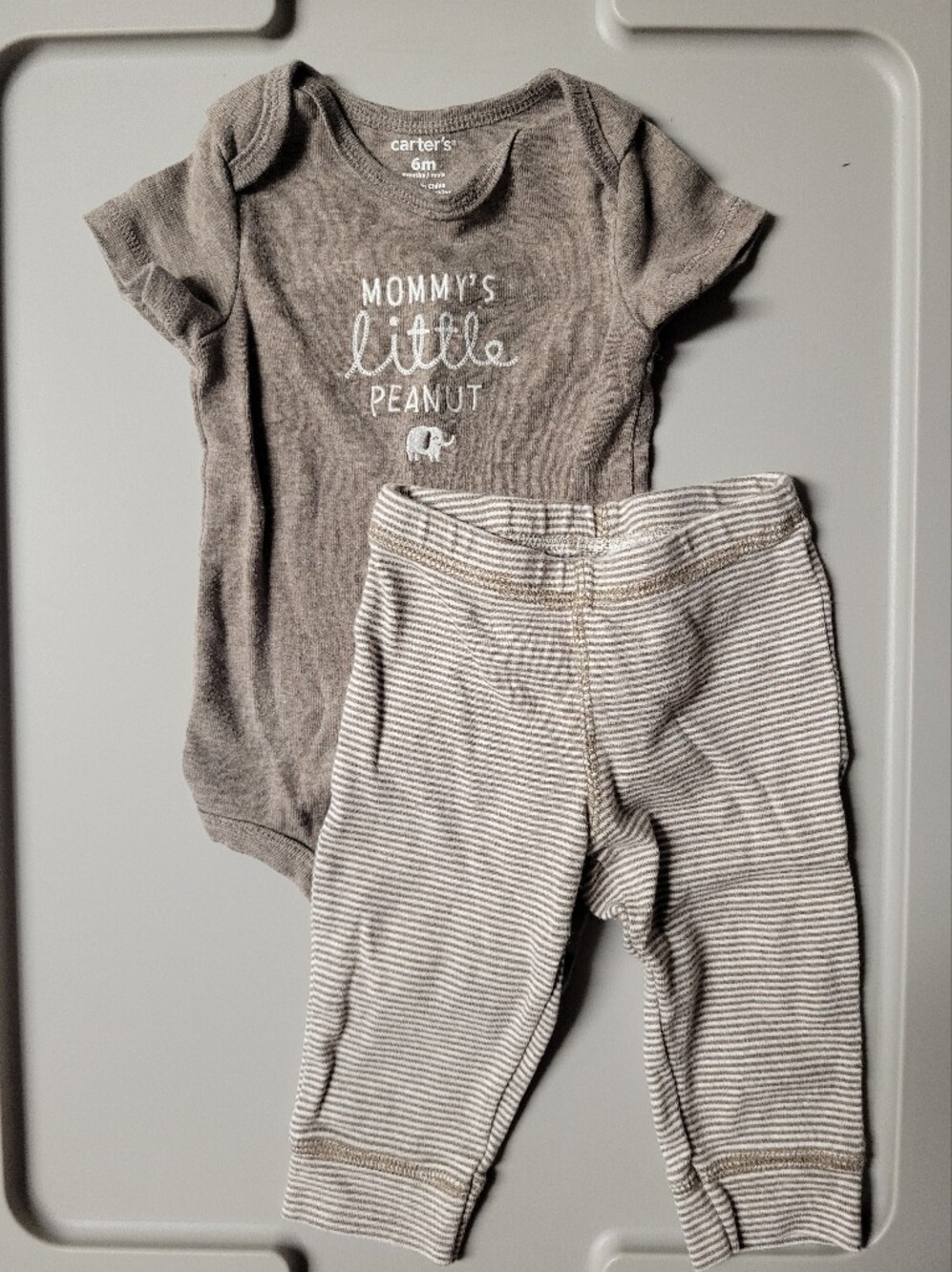 Mommy's Little Peanut Matching Outfit